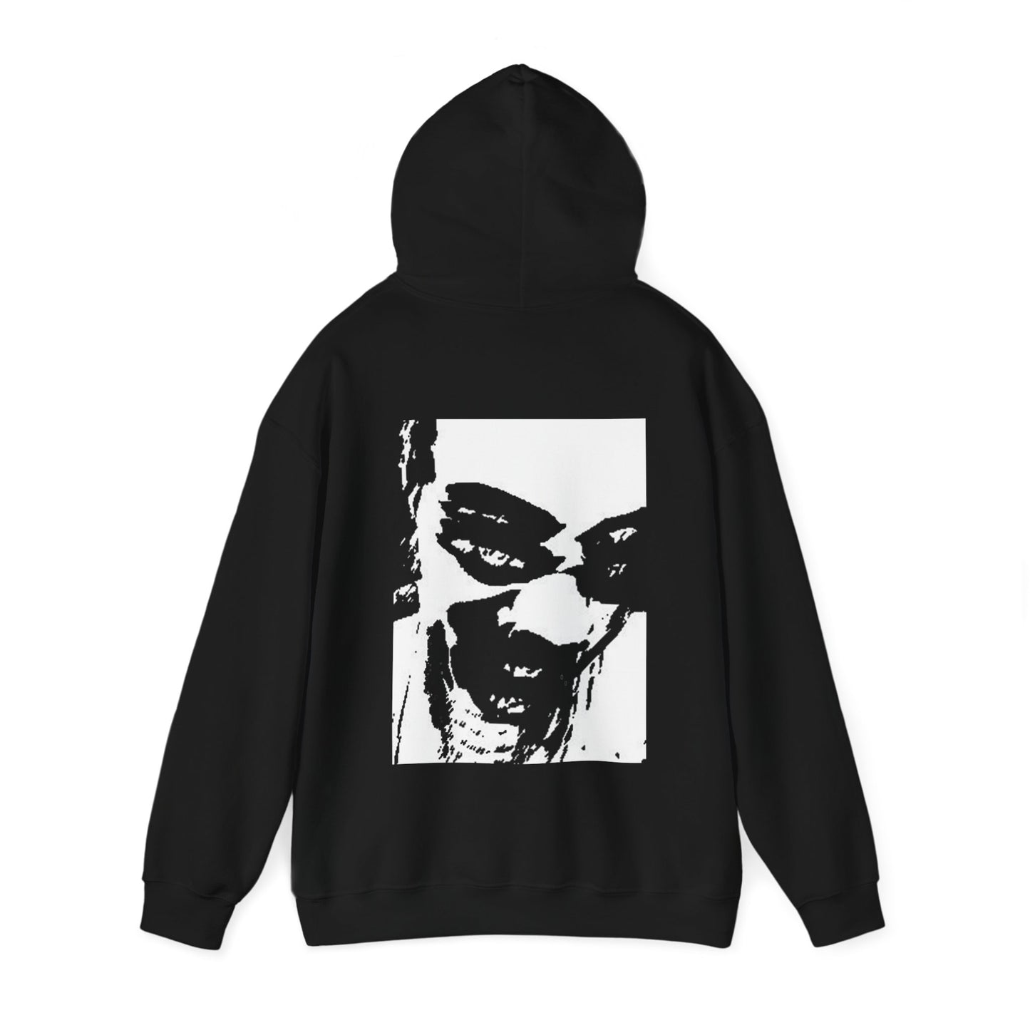 BLACK SCREAM HOODIE